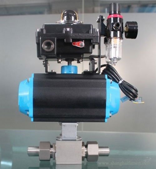 氣動卡套式高壓焊接球閥