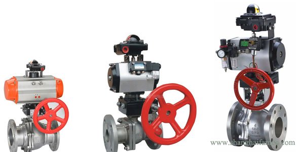 帶手(shǒu)動氣動硬密封球閥