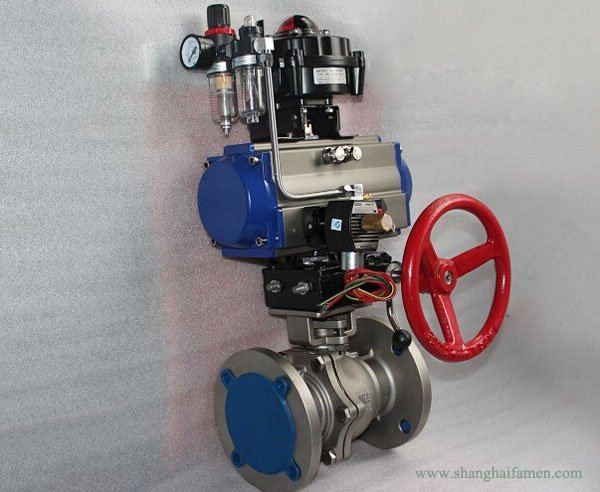 帶手動氣動硬密封球閥